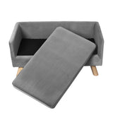 PaWz Pet Sofa Bed Dog Warm Soft Lounge Grey-1910112468617793539