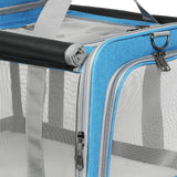 Pawz 3 in 1 Pet Soft Crate Dog Cat Carrier XL Size Blue-1910112289252577283