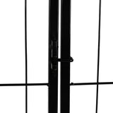 PaWz 8 Panel Pet Dog Playpen Puppy Exercise Black 2.5kg Mackerel & Lamb-1910113001957101571