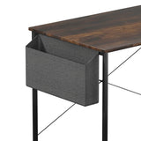 Levede L Shaped Computer Desk Corner Desk Brown-1937319785532624899