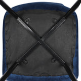 Levede 4x Dining Chairs Kitchen Velvet Blue-1910113287345934339
