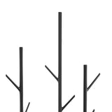 Levede Coat Rack Clothes Stand 8 Hook Organizer Black-1910112989923643395