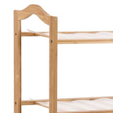Levede Shoe Rack Bamboo Storage Wooden-1910113027080982531