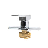 Dutxa Brass Shower Mixer Tap Cold Hot Charcoal-1910113130575433731