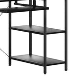 Levede Office Gaming Computer Desk Black-1937319785868169219