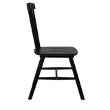 Levede 2x Dining Chairs Kitchen Winsor Black-1910113281712984067