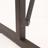 Garden Security Fence Gate Gate Metal Brown-1910113188955951107