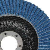 Traderight Flap Discs 125mm 5" Zirconia 1x20mX3 60SQM-1910113106474962947