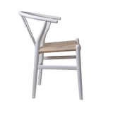 Levede 2x Dining Chairs Wooden Hans White-1910113283994685443