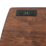 Levede Mobile Standing Desk Foldable Brown Fold-1910113012719685635