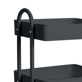 Levede 3 Tiers Kitchen Trolley Cart Grey-1917016721408004099