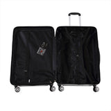28" Travel Luggage Carry On Expandable Black-1919892860178665475