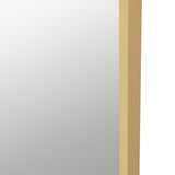 Yezi Floor Mirror Full Length Mirrors 1.8M Gold White-1910112986618531843