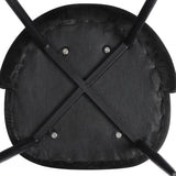 Levede 2x Dining Chairs Kitchen Cafe Black-1910113282501513219