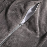 Quilt Cover Bedding set Flannel Double Silver-1910113192827293699