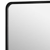 Yezi Wall Mirror Rectangle Bathroom Black-1910112987293814787