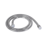 High Pressure Shower Head Set Rain Square Silver-1910113120358109187