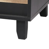 PaWz Enclosed Cat Litter Cabinet Box Black-1910112468802342915