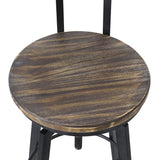 Levede 1x Bar Stool Industrial Adjustable-1910113242009702403