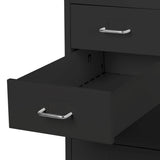 Levede 8 Drawer Office Cabinet Drawers Black-1917016720166490115