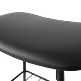Levede 2x Bar Stools Kitchen Bar Pub Black-1919892922166284291