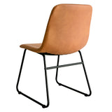 Levede 2x Dining Chairs Kitchen Table Brown-1910113301069697027
