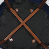 Levede 2x Dining Chairs Seat French Navy-1910113283160018947