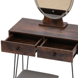 Levede Dressing Table LED Light Strip Brown-1917016716320313347