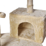 PaWz Cat Tree Toy Scratching Post Scratcher Beige-1910113147763691523