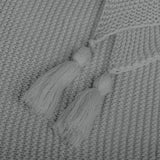 DreamZ Knitting Throw Blanket Cushion Grey-1910113223139528707