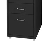 Levede 5 Drawer Office Cabinet Drawers Black-1917016720648835075