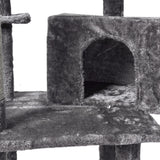 PaWz 130cm Cat Tree Toy Scratching Post Grey-1910113147910492163