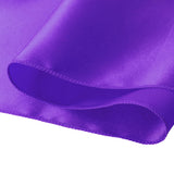 20x Table Runner Satin Chair Sashes Eggplant-1910113033733148675