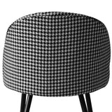 Levede 2x Dining Chairs Kitchen Cafe Black and White-1910113282824474628
