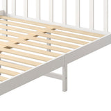 Levede Wooden Bed Frame Double Size White-1910113205905133572