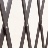 Garden Security Fence Gate Gate Metal Brown-1910113188955951108