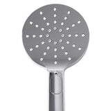Shower Head High Pressure Set Rain Round Silver-1910113243528040452