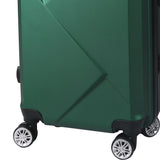 Slimbridge 2pcs 20"Travel Luggage Set Green-1910112832201035780