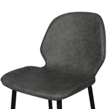 Levede 2x Bar Stool Barstools Counter Grey-1910113299538776068