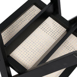 Levede 1x Black Wicker Armchair Dining Chair-1910113297844277252