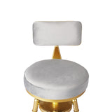 Levede 1x Bar Stools Kitchen Stool Chair Grey-1910113238377435140