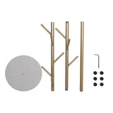 Levede Coat Rack Hat Clothes Stand Hanger Gold-1910113319172313092