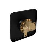 Dutxa Bathroom Shower Mixer Tap Brass Black-1910113130734817284