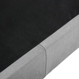 Levede Queen Bed Frame Fabric Tufted Grey-1910113204088999940