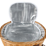 Picnic Basket Set Willow Baskets Outdoor-1910113180793835523