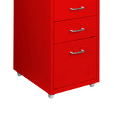 Levede 5 Drawer Office Cabinet Drawers Red-1917016720799830020