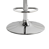 Levede 1x Kitchen Bar Stools Gas Lift Grey Silver-1910113240369729540