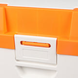 Car Boot Organiser 2 Layer Foldable Orange-1910113258333933572