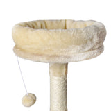 PaWz Cat Tree Toy Scratching Post Scratcher Beige-1910113147763691524