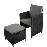Levede 9PCS Outdoor Table Chair Set-1910112916758204420